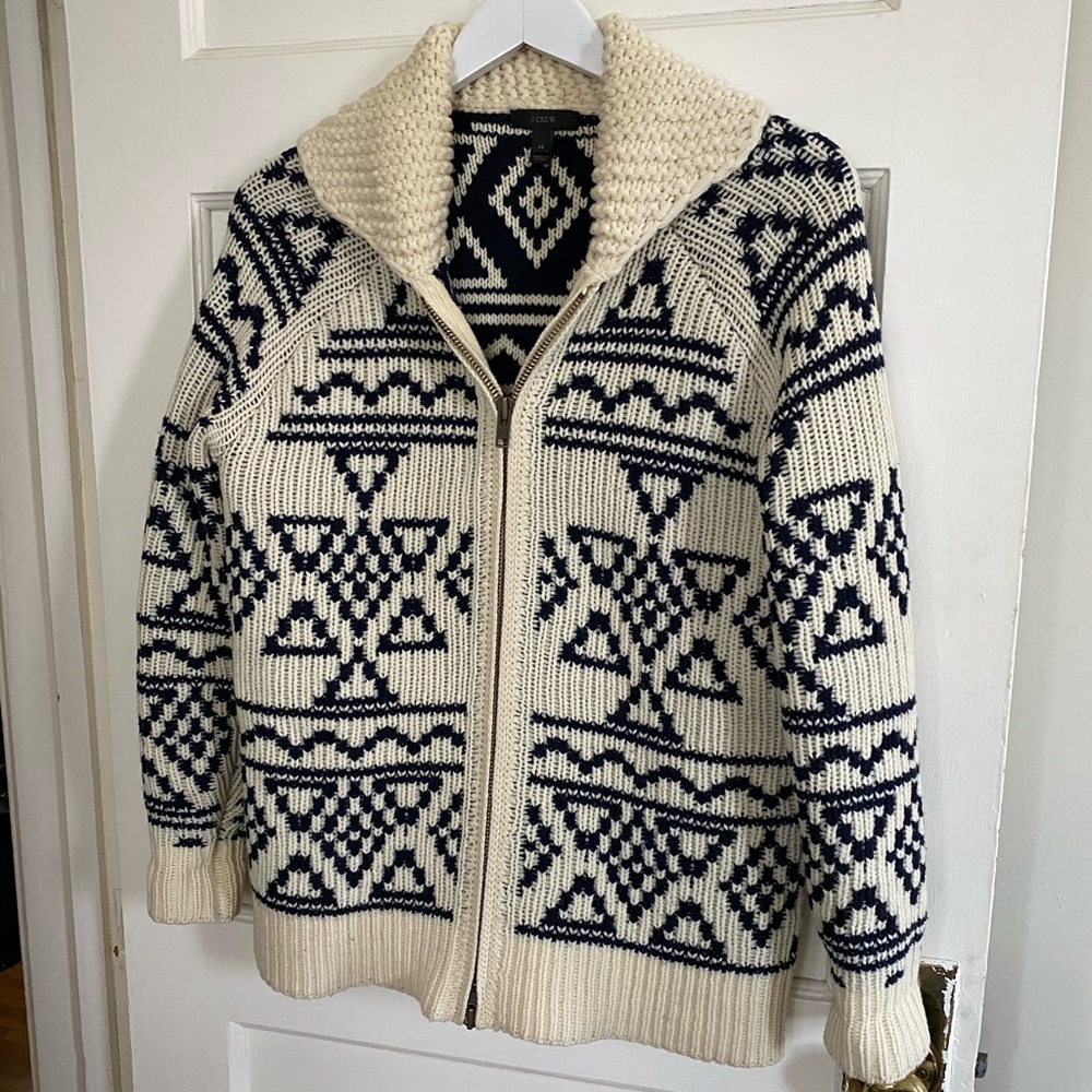 J Crew cozy cardigan sweater/coat